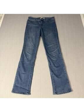 Levis 312 Shaping Slim Jeans Womens 29 Blue Denim Mid Rise Slim Straight Stretch